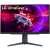 LG UltraGear 27GR75Q 27 hüvelykes QHD 165Hz gamer monitor, elülső nézet