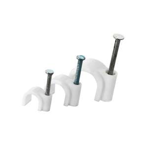 Commel 365-301 Kábelbilincs, 4-7mm, fehér, kábelrendezéshez - Kábelrögzítő