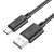 Kabel USB Hoco USB-A - microUSB 1 m Czarny 138477481