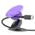 HOCO magnetic car phone holder, purple, dashboard mount, with USB-C charging cable