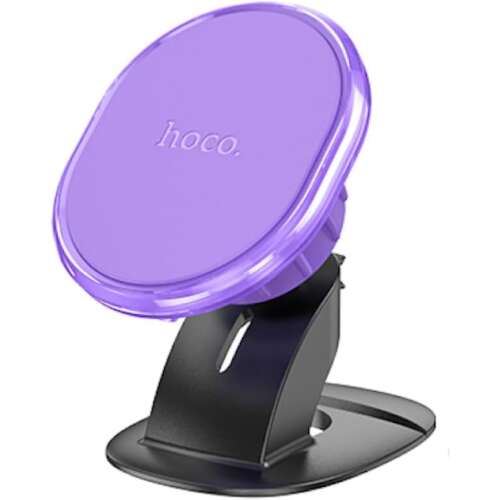 Magnetický držiak telefónu do auta HOCO, fialový, montáž na palubnú dosku