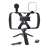 Zestaw/uchwyt selfie z pilotem bluetooth statyw do transmisji na żywo z lampą LED, mikrofonem, pilotem TL-49T 61532459