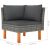 vidaXL Polyrattan Kerti Ülőgarnitúra - 8 részes - Szürke 61535581