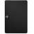 Seagate Expansion 4TB external hard drive, black, front view