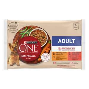 Purina ONE - Mini Felnőtt Kutya Nedves Táp - 4x85g 61583001 - Purina