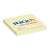 Stick'N Pop-Up Notes, 100 foi/bloc, 3x3in/76x76mm, galben