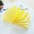 Stick'N 76x76mm 100 sheet yellow self-adhesive Z-folded notepad 100917407