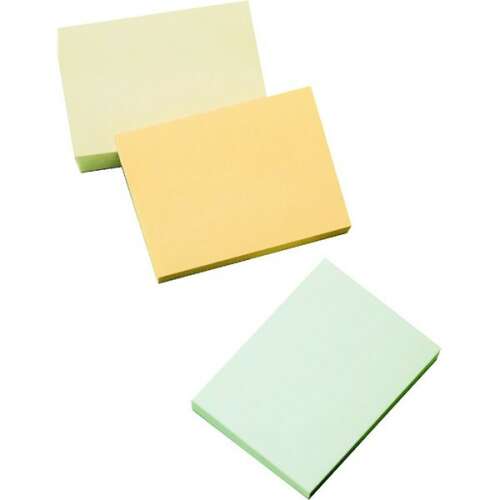 Stick'N 38x51mm 3x100 sheet (3 pads/pack) assorted pastel colors self-adhesive notepad