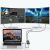 Adaptor video Choetech HUB-D03 USB-C tata Thunderbolt 3 la 2x DisplayPort mama 4K @60Hz, 40 Gbps, Negru 82057939