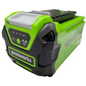 Greenworks (2926907-GW) G40B2 Baterie litiu-ion 40V/2Ah, verde-negru, Green-Black 61621775 Baterii și încărcătoare pentru unelte