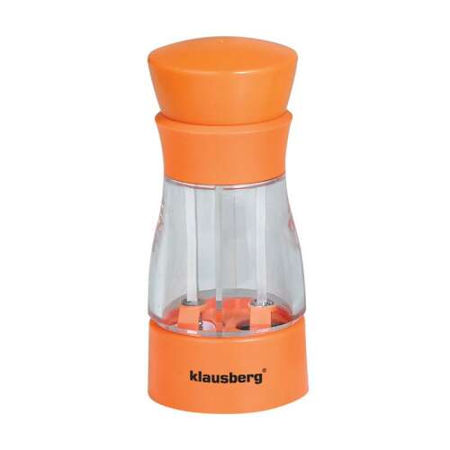 Klausberg 2 az 1-ben só- és borsőrlő, narancssárga