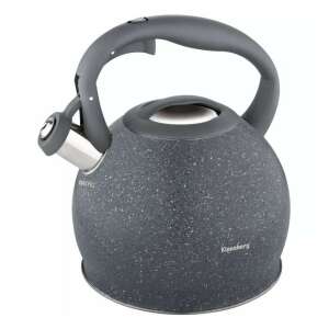 Ceainic Klausberg din oțel inoxidabil de 3L cu fluier, finisaj gri cu puncte - Ceai & Accesoriu pentru prepararea ceaiului