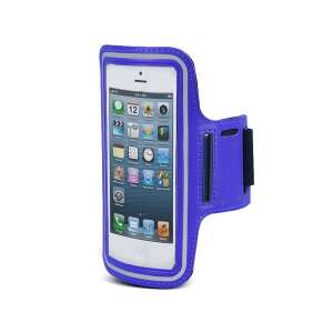 Maclean MC-405 niebieska opaska sportowa na ramię do telefonów 4,8 cala - Maclean