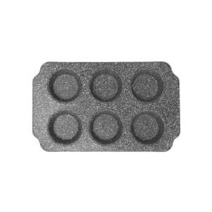 Klausberg Backform für Muffins, 6er-Set, Antihaftbeschichtung - Backformen