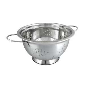 Kinghoff durszlak ze stali nierdzewnej z uchwytami, średnica 24 cm - Filtr i sito