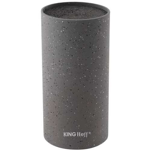 Kinghoff Universal-Messerblock, grau, Ø11 x 22 cm