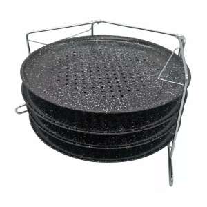 Kinghoff 5-teilige Pizzaform mit Antihaftbeschichtung - Ø32 cm (KH-1553) 61627724 - Kinghoff