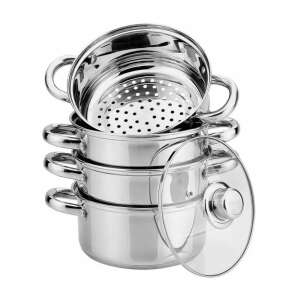 Set de aburitoare Kinghoff din 5 piese, oțel inoxidabil, 24 cm, 5L - Veselă