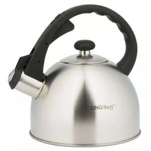 Kinghoff Teáskanna - Inox - 2 Liter - Sípszó