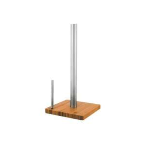 Поставка за хартиени кърпи Kinghoff от неръждаема стомана с основа от бамбук - Kinghoff