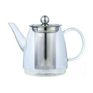 Kinghoff üveg teáskancsó rozsdamentes acél szűrővel - Kinghoff