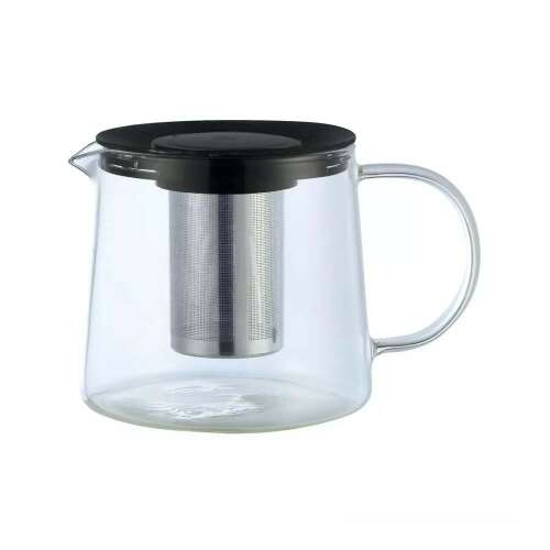Kinghoff Glas-Teekanne mit Filter, 1L Fassungsvermögen