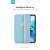 Devia Leather SmartCase tok az Apple iPad Air 4 (2020) és iPad Air 5 (2022) 10.9 hüvelykes táblagéphez, kék