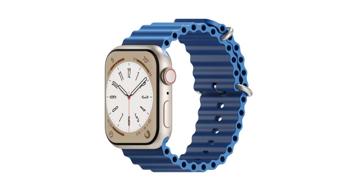 Next One H2O Band for Apple Watch 45 49mm Midnight Blue Pepita