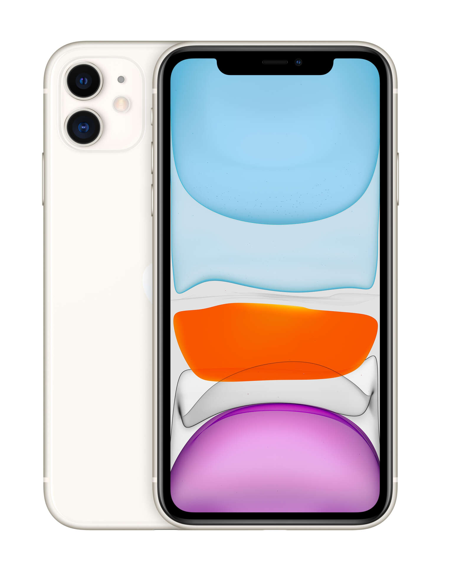 Apple iphone 11 4g 64gb 4gb ram dual sim mobiltelefon, fehér