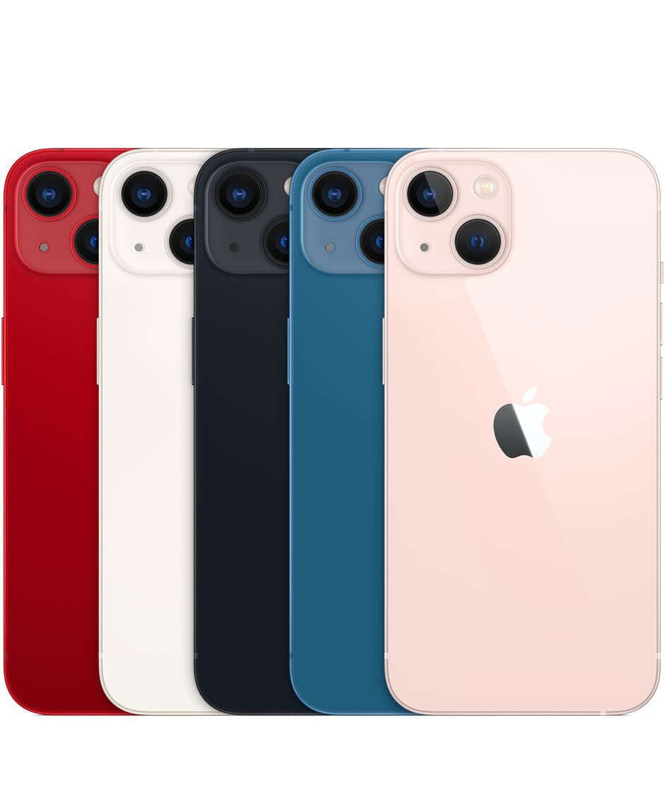 Apple iphone 13 5g 256gb 4gb ram dual sim mobiltelefon, piros