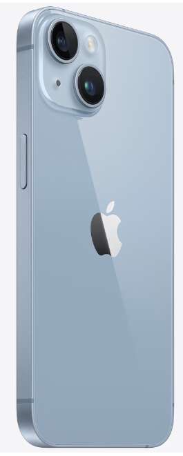 Apple iphone 14 5g 256gb 4gb ram dual sim mobiltelefon, kék