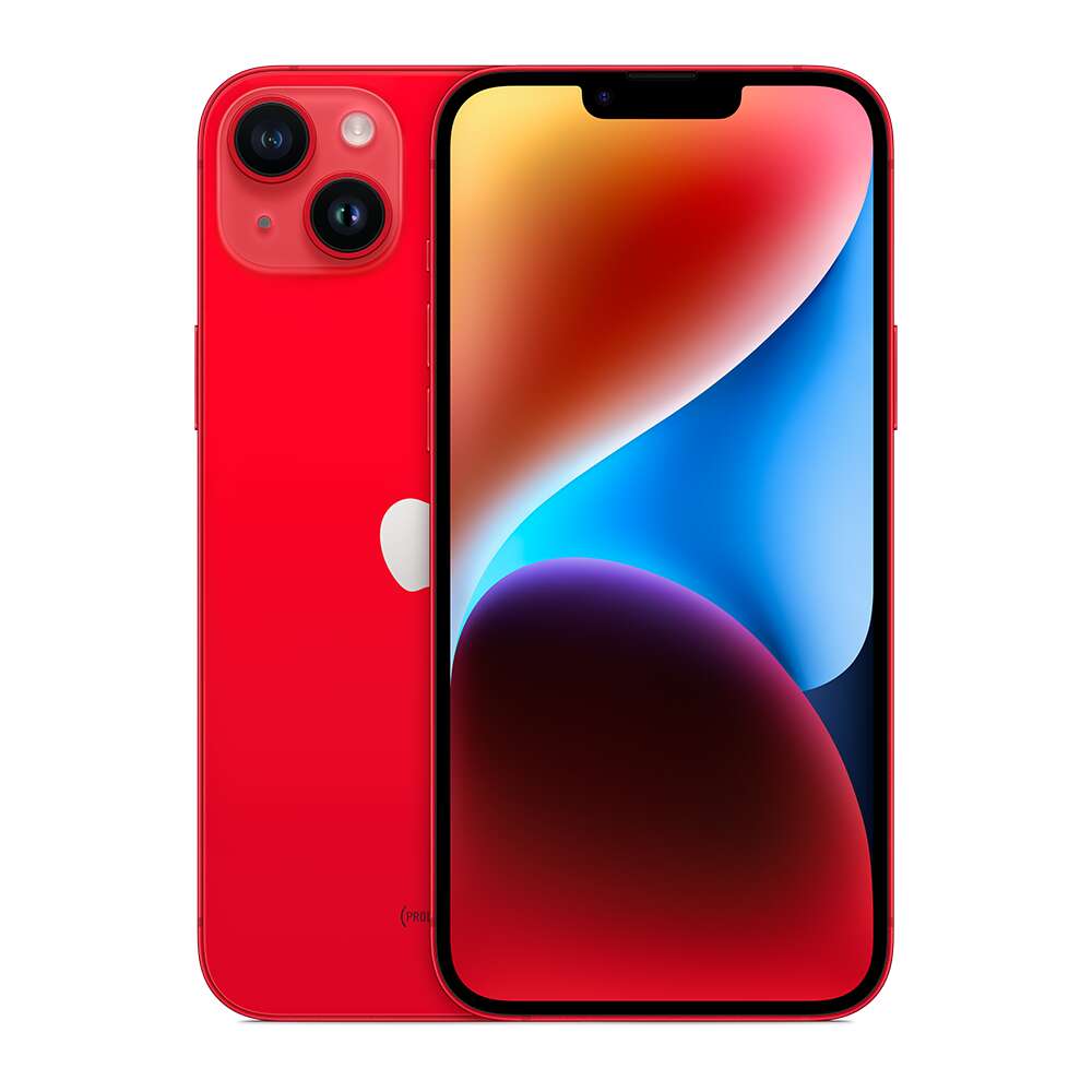 Apple iphone 14 plus 5g 128gb 6gb ram dual sim mobiltelefon, piros