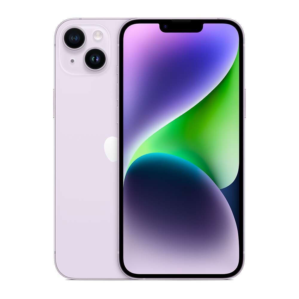 Apple iphone 14 plus 5g 256gb 6gb ram dual sim mobiltelefon, purple