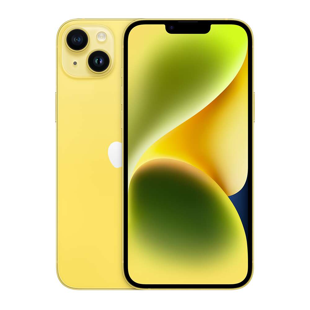 Apple iphone 14 plus 5g 256gb 6gb ram dual sim mobiltelefon, sárga