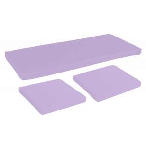 Set de 3 perne Bedora Summer Light Lilac pentru mobilier de grădină - Accesorii pentru șezlonguri și paturi de plajă