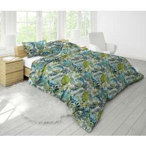 Alcam Jungle paplanhuzat, trópusi levél mintával, mikroszálas, 220x200 cm - Dekoráció