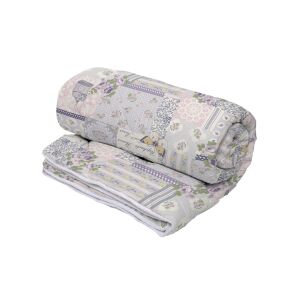 Alcam Raphaela floral pattern duvet, 200x220 cm, rolled and folded - Duvet