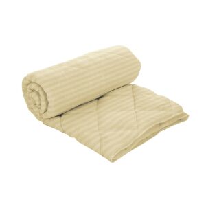 Alcam Damaszk 140x200 cm duvet rolled up on a white background. - Duvet