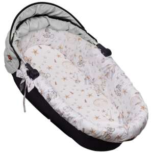 Babakocsi betét matraccal, Cirkusz mintával, a legtöbb babakocsihoz illeszkedik - Babakocsi kiegészítő