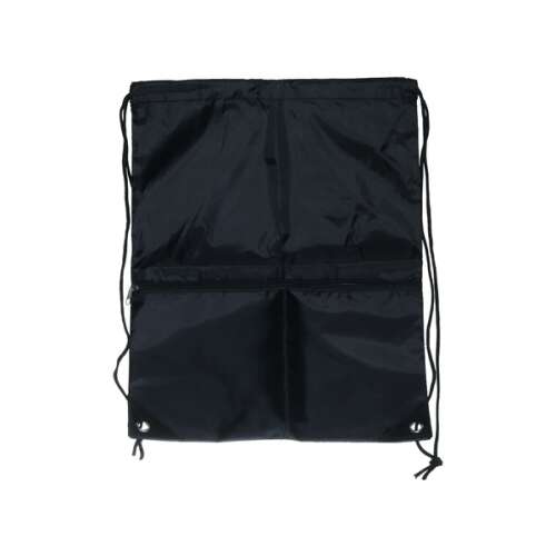 Act!ive fekete tornazsák két hordozózsinórral, tökéletes az iskolába