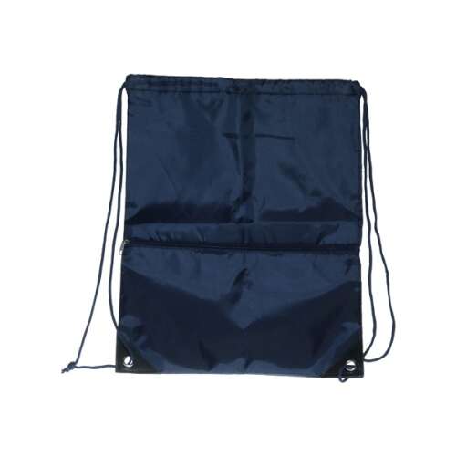 Modrý vak na šnúrky Act!ive, taška na tenisky, športová taška, ideálna do školy, ľahká, kompaktná, s dvoma popruhmi na nosenie