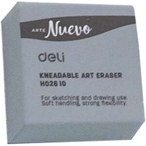 Deli Arte Nuevo Knetbarer Kunstradiergummi, grau - Deli Tools