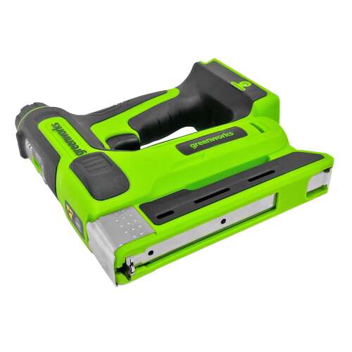 Greenworks 24V Akkus Tűzőgép, ferde nézet