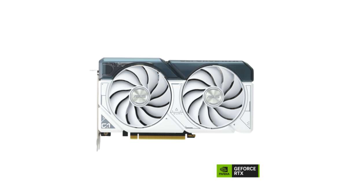 ASUS NVIDIA RTX 4060 Ti 8GB GDDR6 - DUAL-RTX4060TI-O8G-WHITE ASUS NVIDIA RTX 4060 Ti 8GB GDDR6 - DUAL-RTX4060TI-O8G-WHITE