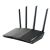 Router bezprzewodowy dwupasmowy Asus RT-AX57 AX3000 widok pod kątem z diodami LED