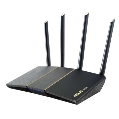 Asus RT-AX57 WLAN-Router, Dual Band AX3000, 1xWAN(1000Mbps) + 4xLAN(1000Mbps), schwarz