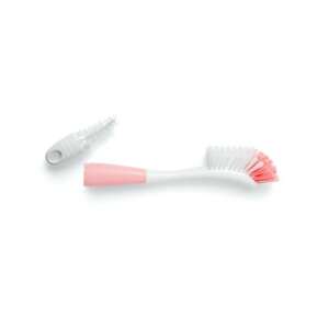 Nuvita cumisüveg tisztító kefe szett, rózsaszín, tartalmaz cumisüveg kefét és cumi kefét - Nuvita