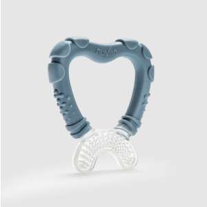 Nuvita rágóka, kék, 4 hónapos kortól, szív alakú, masszírozó, baba - Nuvita