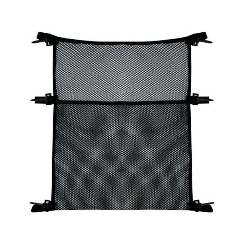 Lorelli univerzális babakocsi tároló háló, fekete hálós tároló háló babakocsihoz, babakocsi rendező, babakocsi kiegészítő