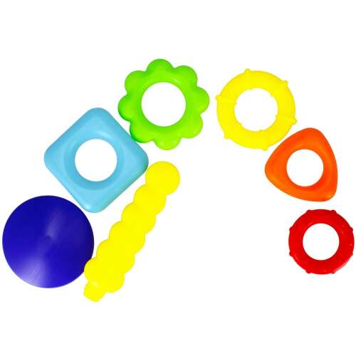 BamBam toronyépítő játék - színes piramis